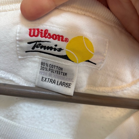Flawed Vintage The Olympic Club White Tennis Sweatshirt - Picture 4 of 8